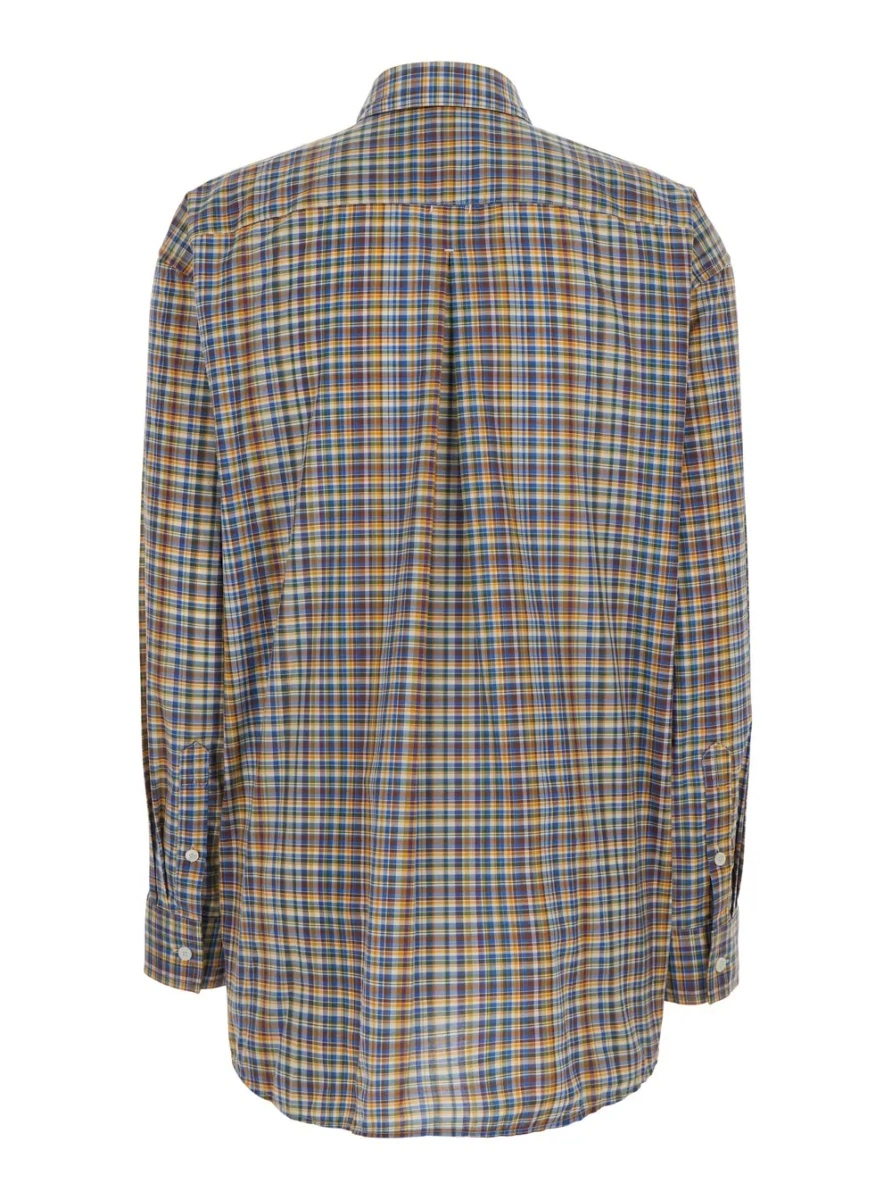Camasa TOTÊME multicolor Shirt with all-over check pattern in cotton for women - Img 2