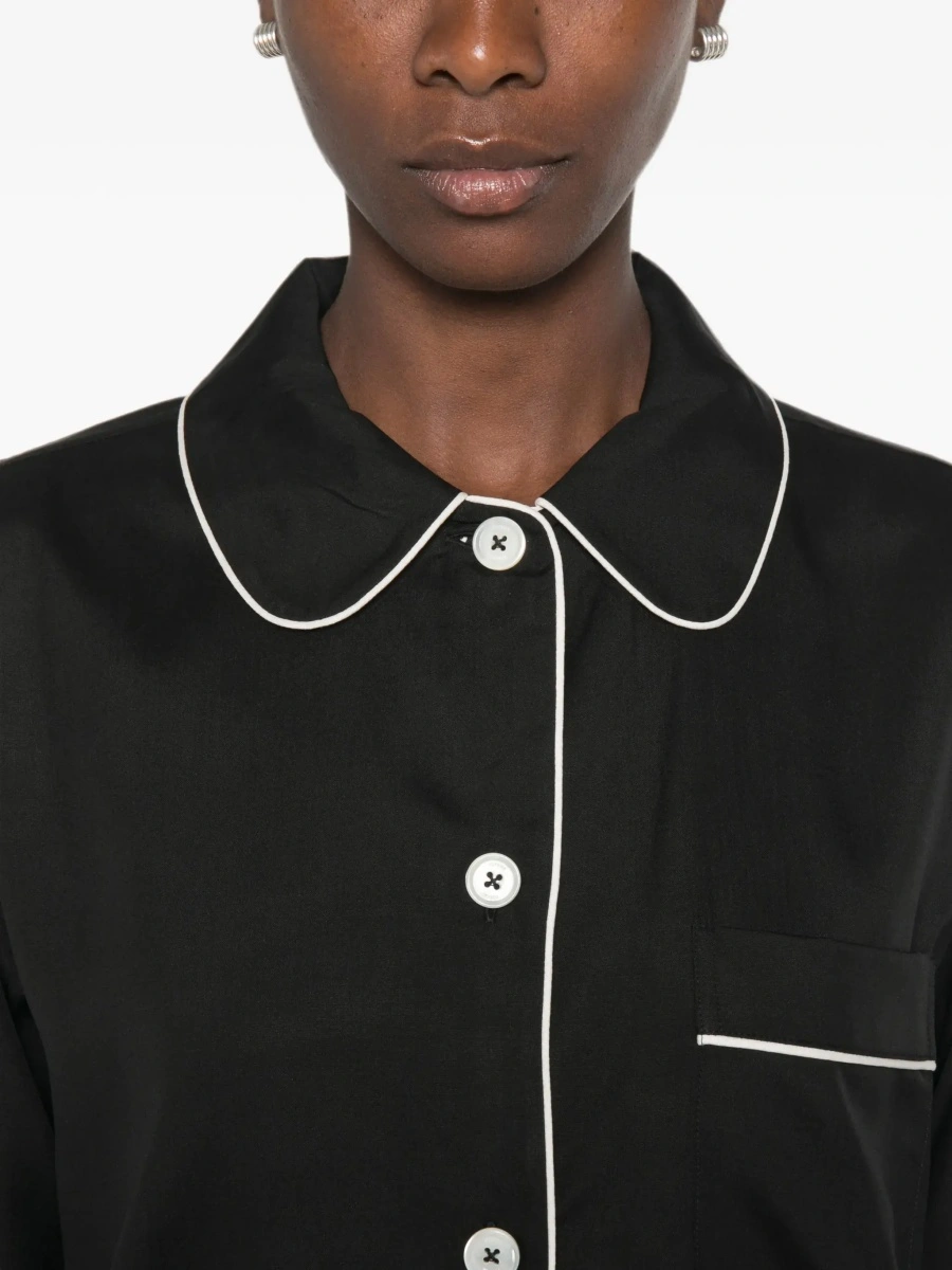Camasa TOTEME neagra din matase - Img 7