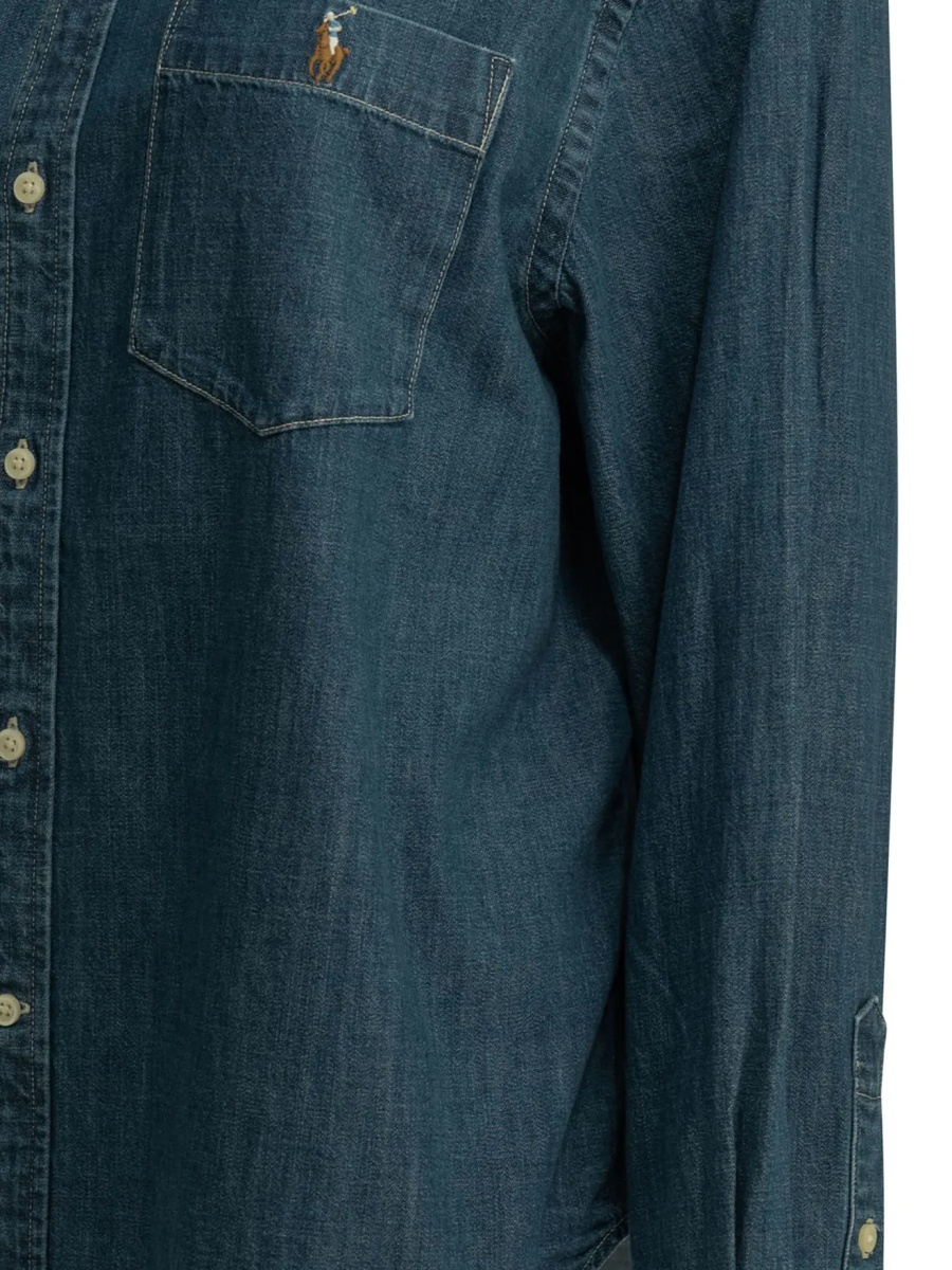 Camasi Big-fit casual shirt with logo - Img 4