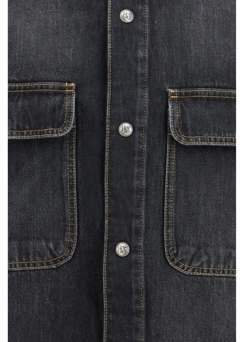 Camasi Denim Shirt with back logo - Img 3