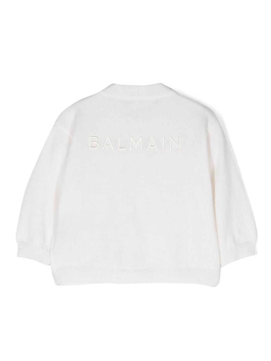 Cardigan Balmain alb - Img 2