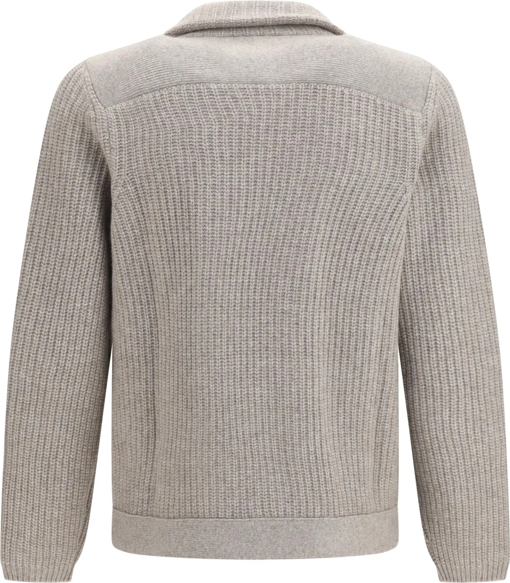 Cardigan Brunello Cucinelli multicolor din casmir - Img 2