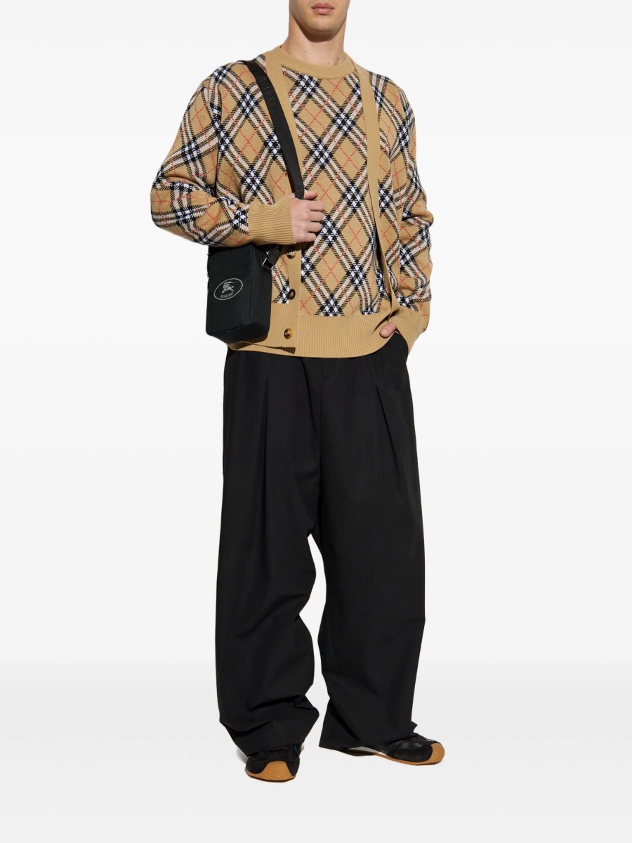 Cardigan Burberry vintage check neutru - Img 2