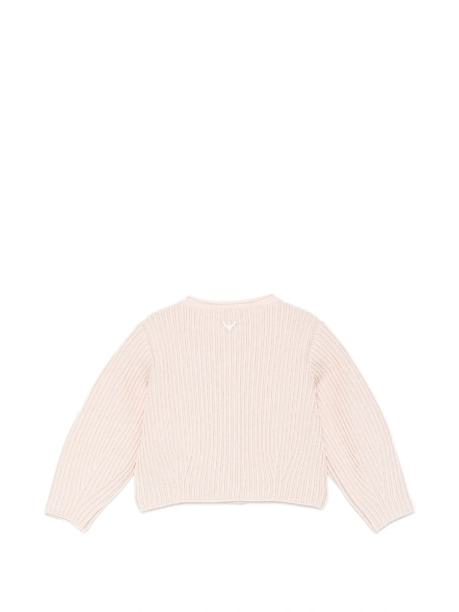 Cardigan EMPORIO ARMANI KIDS roz din lana - Img 4