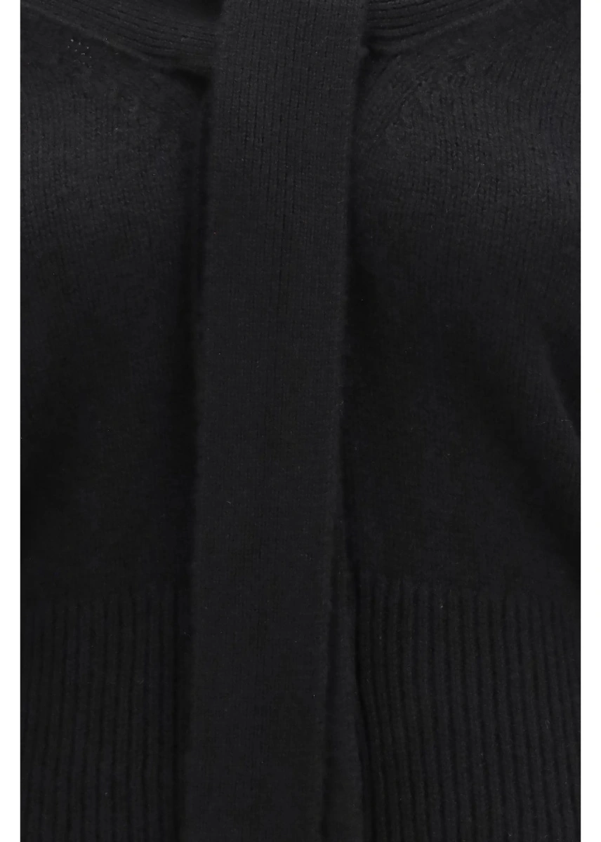 Cardigan Ermanno Scervino negru din casmir - Img 3