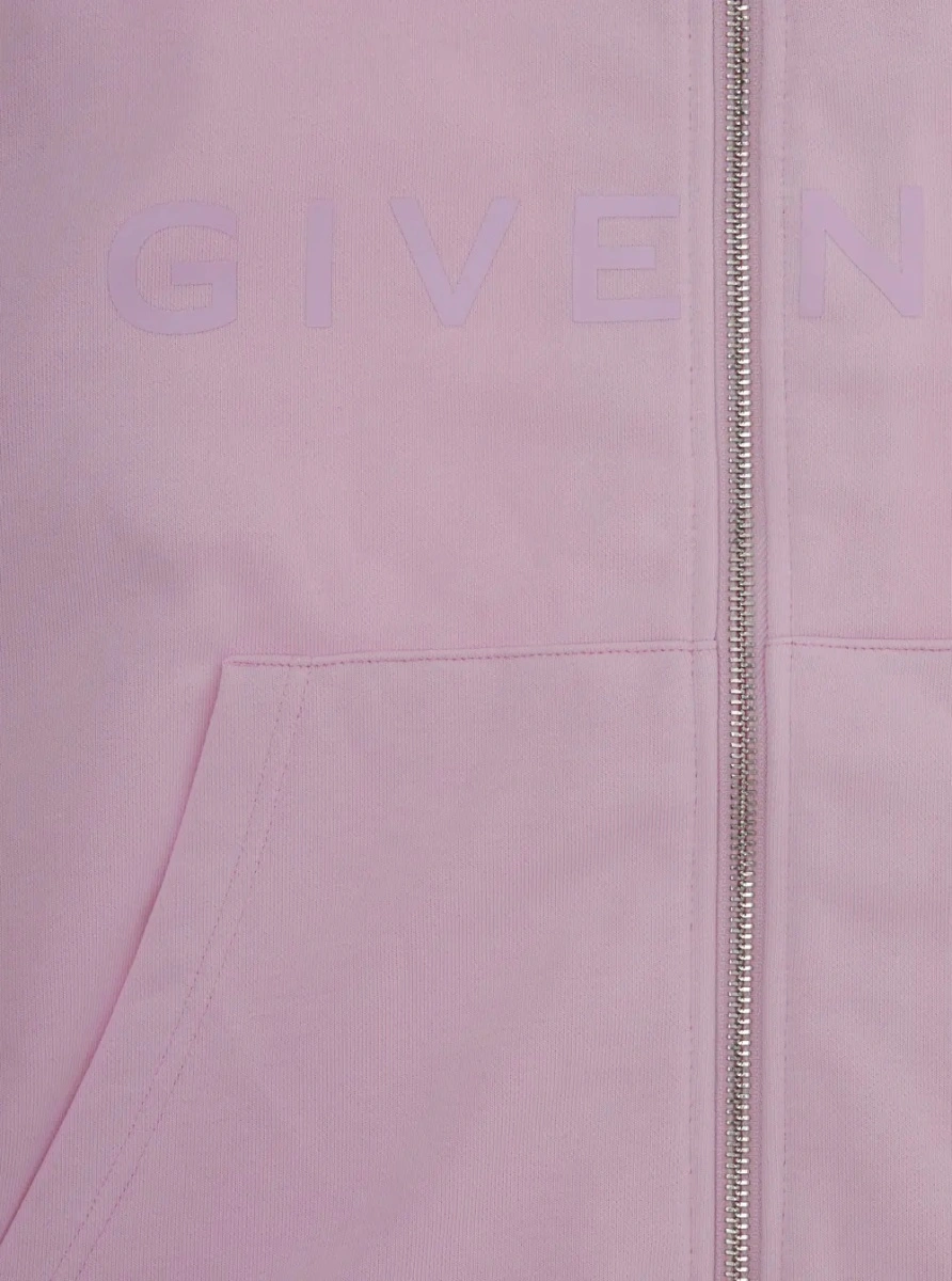 Cardigan Givenchy roz din bumbac - Img 3
