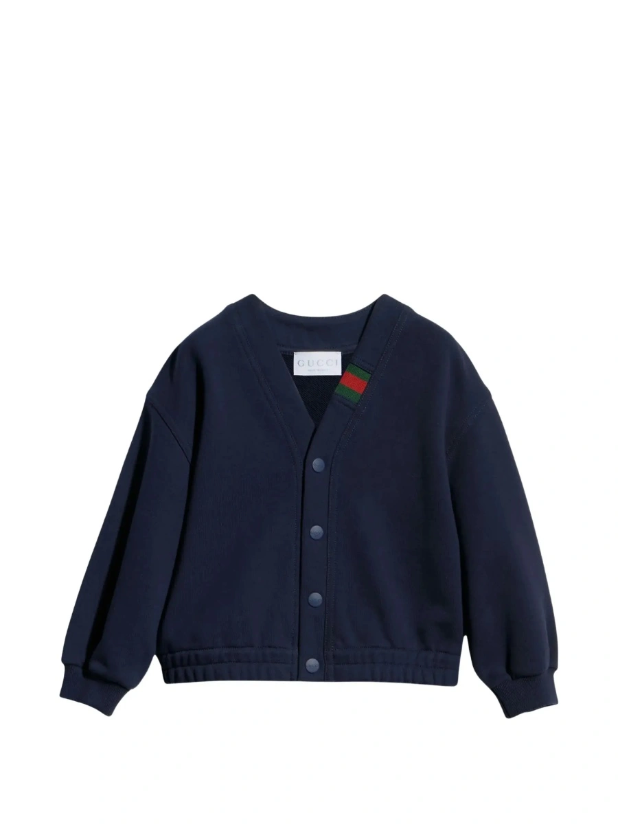 Cardigan Gucci albastru din bumbac - Img 6