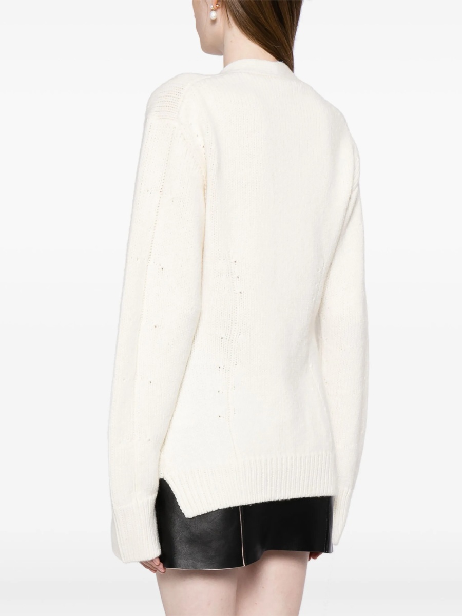 Cardigan HELMUT LANG alb - Img 4