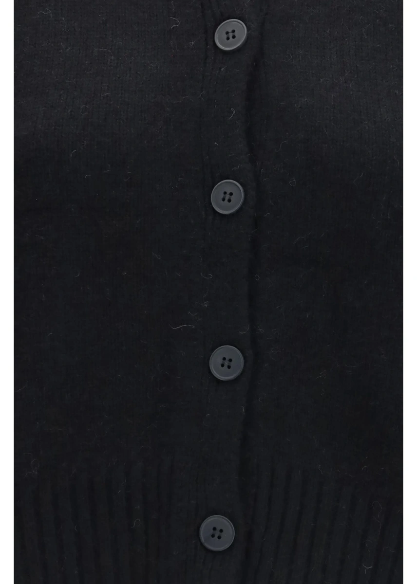 Cardigan LOULOU DE SAISON negru din lana - Img 3