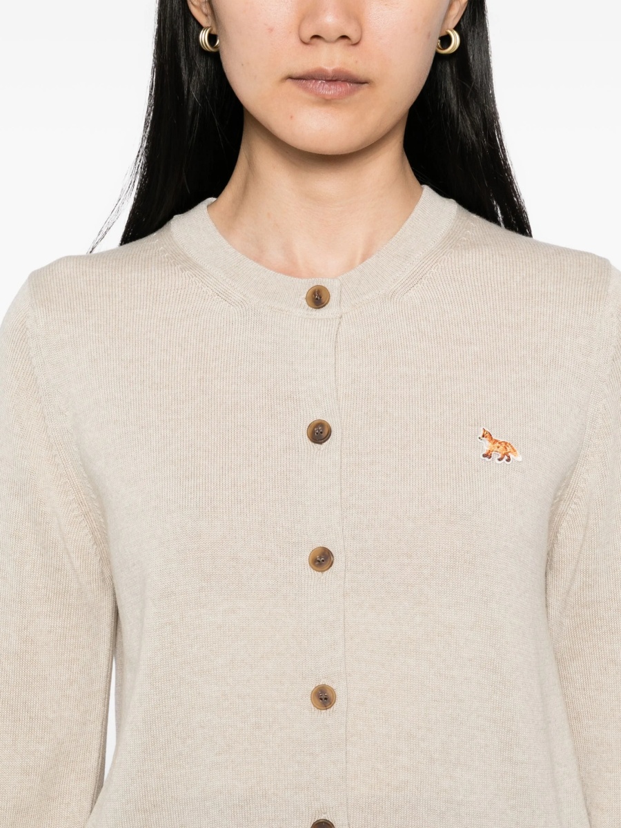 Cardigan MAISON KITSUNÉ neutru - Img 5