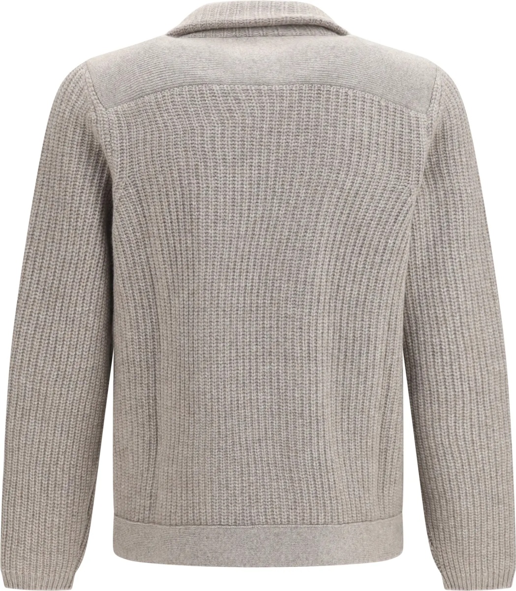Cardigan Marina Cardigan in English Rib Cashmere - Img 2