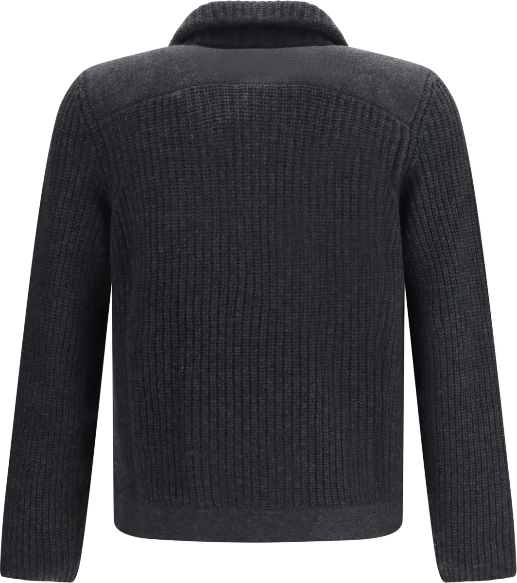 Cardigan Marina Cardigan in English Rib Cashmere - Img 2