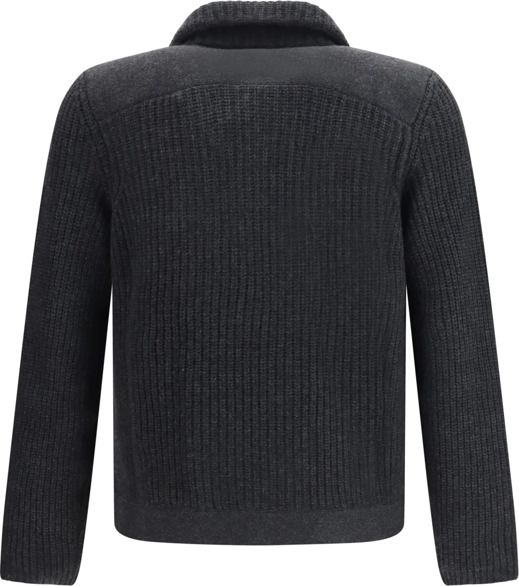 Cardigan Marina Cardigan in English Rib Cashmere - Img 2