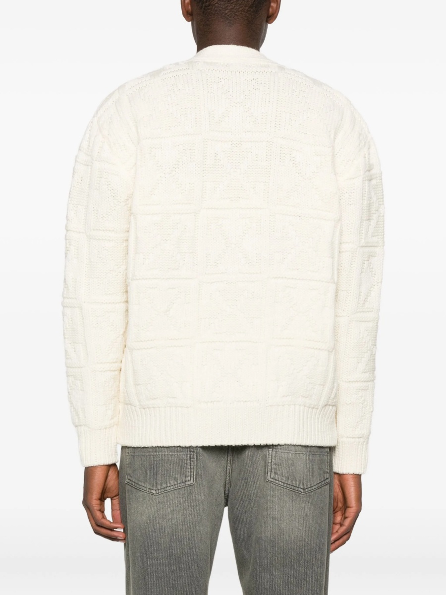Cardigan Off-White neutru - Img 4