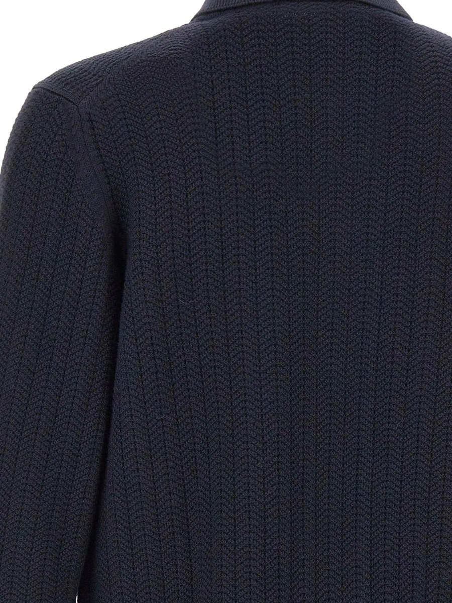 Cardigan PHI BY FILIPPO DE LAURENTIIS albastru - Img 4