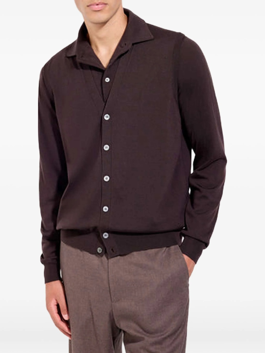 Cardigan PHI BY FILIPPO DE LAURENTIIS maro - Img 2