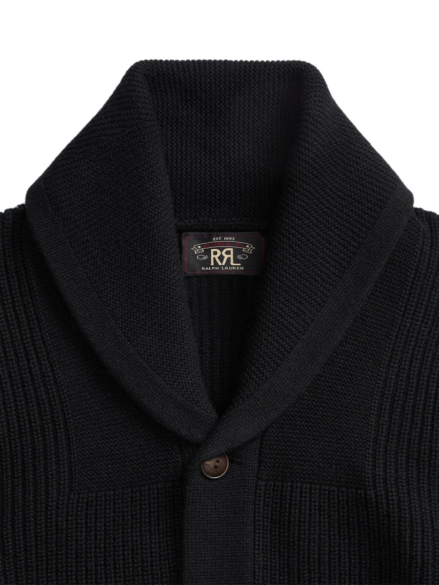 Cardigan RRL BY RALPH LAUREN negru - Img 3