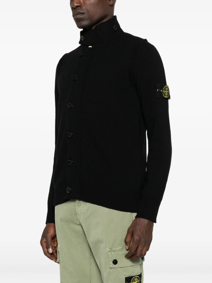 Cardigan Stone Island negru - Img 3