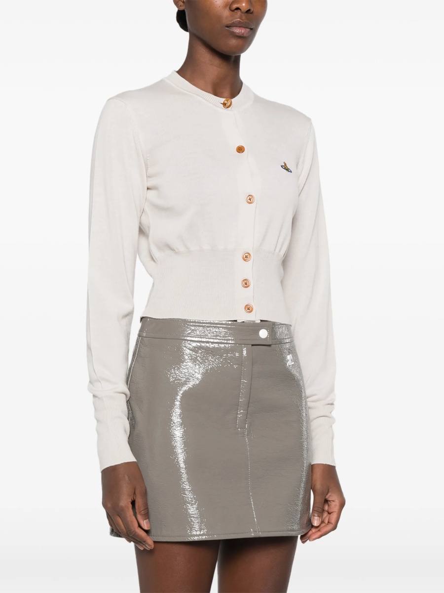 Cardigan Vivienne Westwood neutru din lana - Img 3