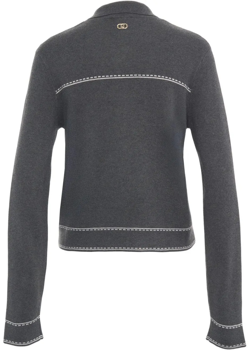 Cardigane Cardigan with rhinestone applications - Img 3