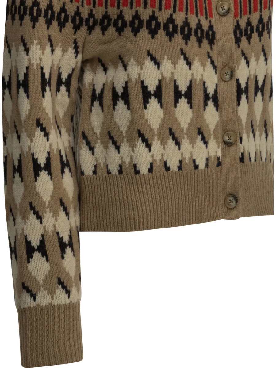 Cardigane Wool and Cashmere Cardigan - Img 4