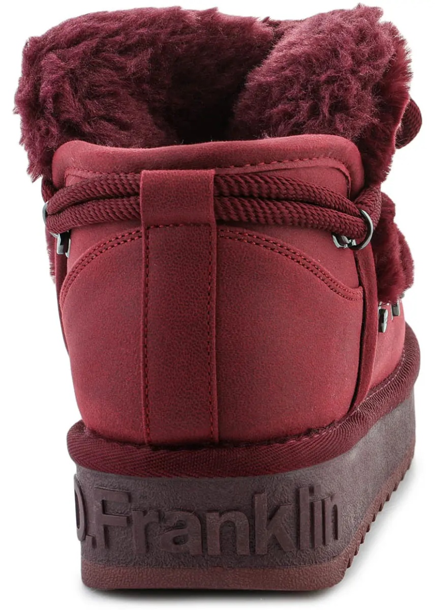 Cizme Nordic TRK Fur Low Burgundy - Img 5