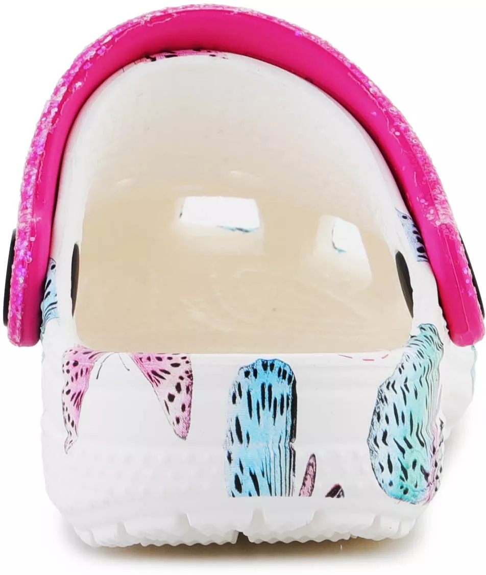 Classic Butterfly Clog T White / Multi 208300 - 94S - Img 5