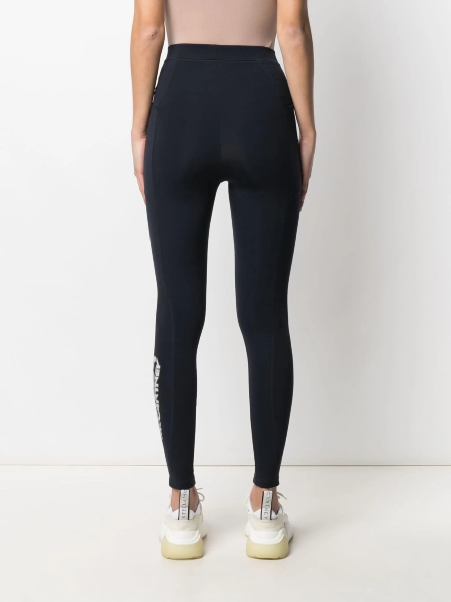 Colanti Stella McCartney albastri din poliamida si elastan - Img 4