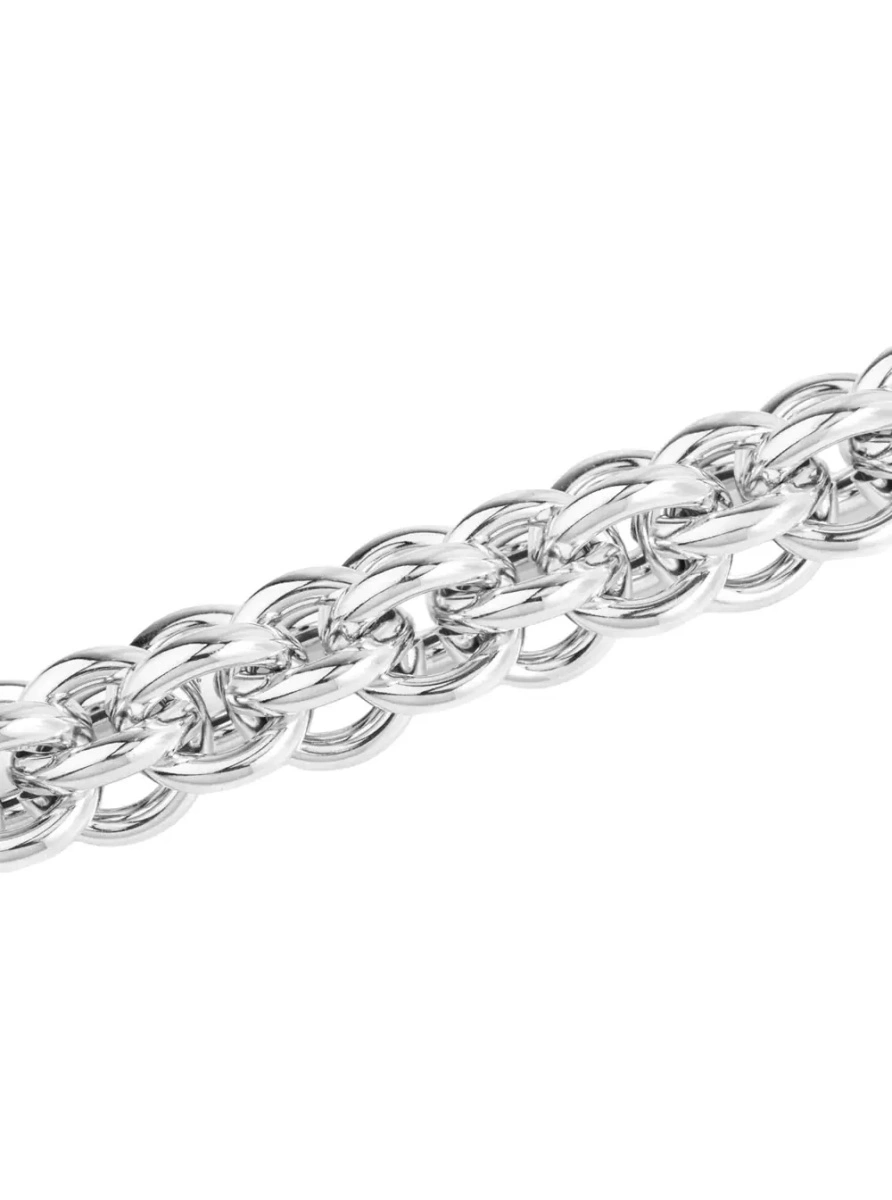 Coliere Necklace LACE CHRISTY with silver and silver-colored metal details, women - Img 3