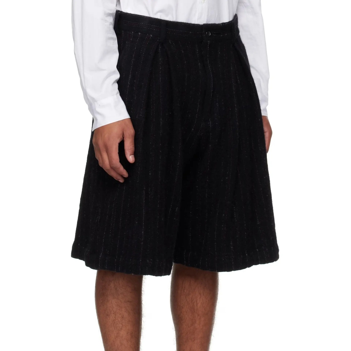 Comme Des Garçons Homme Plus Wool Shorts - Img 2