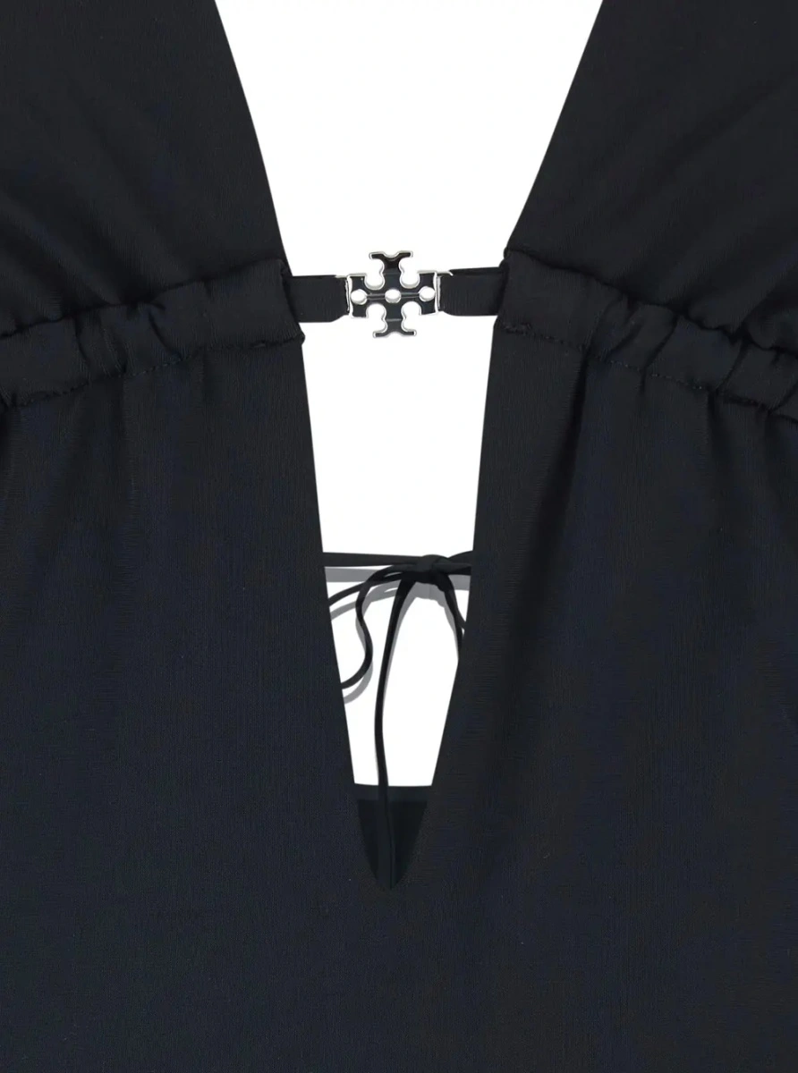 Costum de baie Tory Burch negru - Img 3