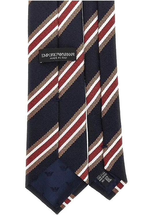 Cravate Silk necktie with jacquard motif - Img 2
