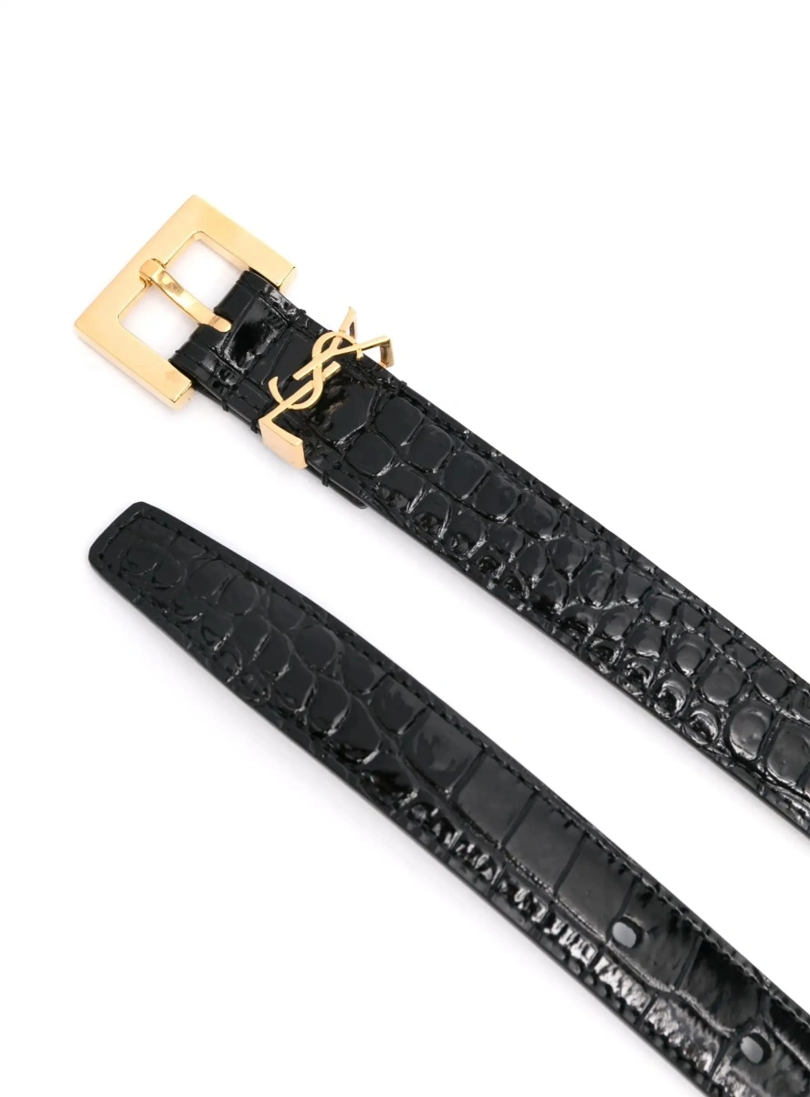 Curea Crocodile-effect Cassandre Belt - Img 3