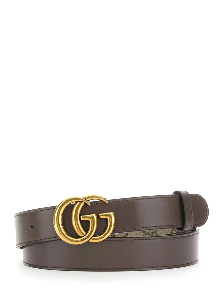Curea Gucci maro din canvas GG Supreme - Img 3
