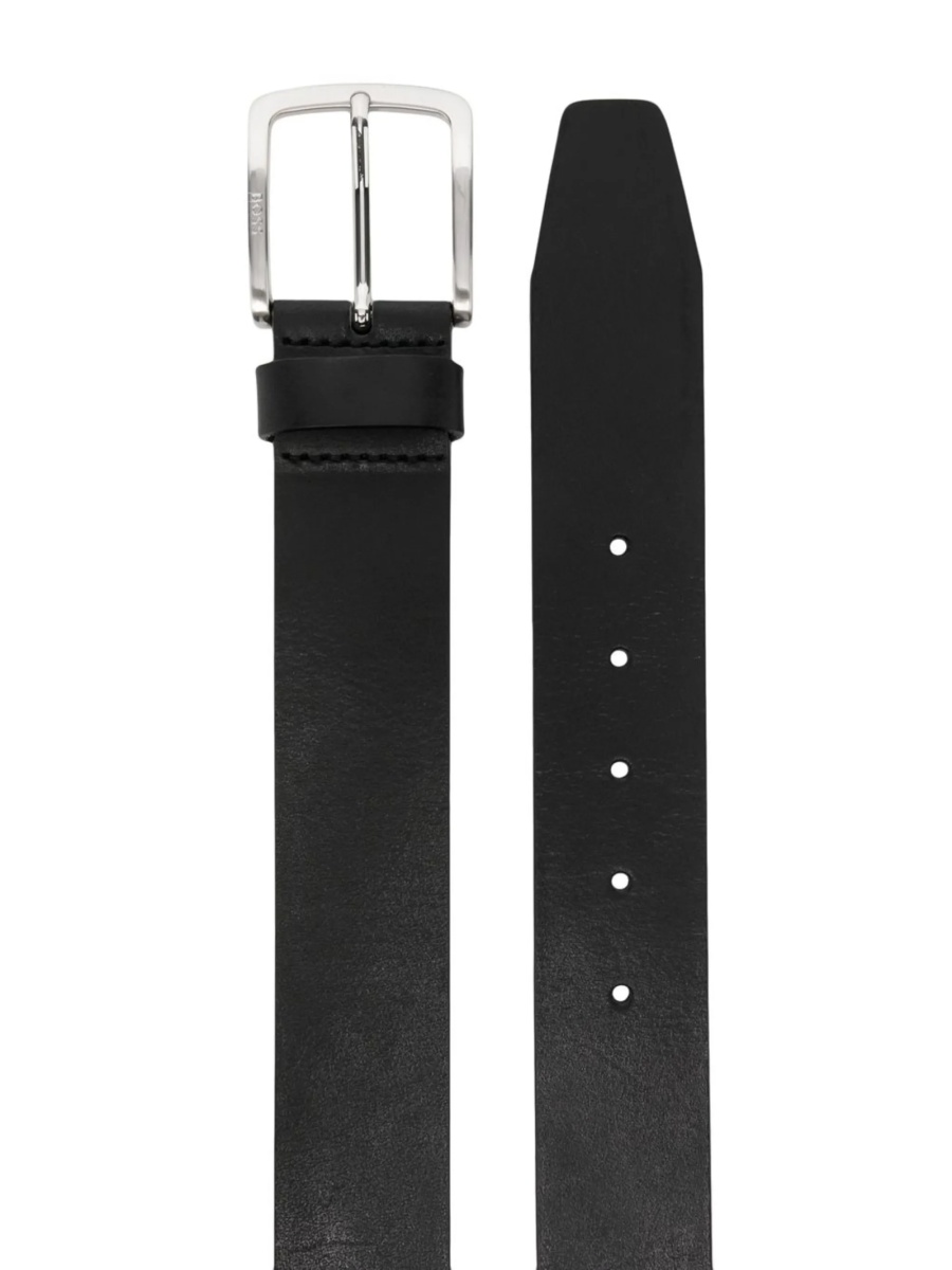 Curea Hugo Boss neagra din piele - Img 2