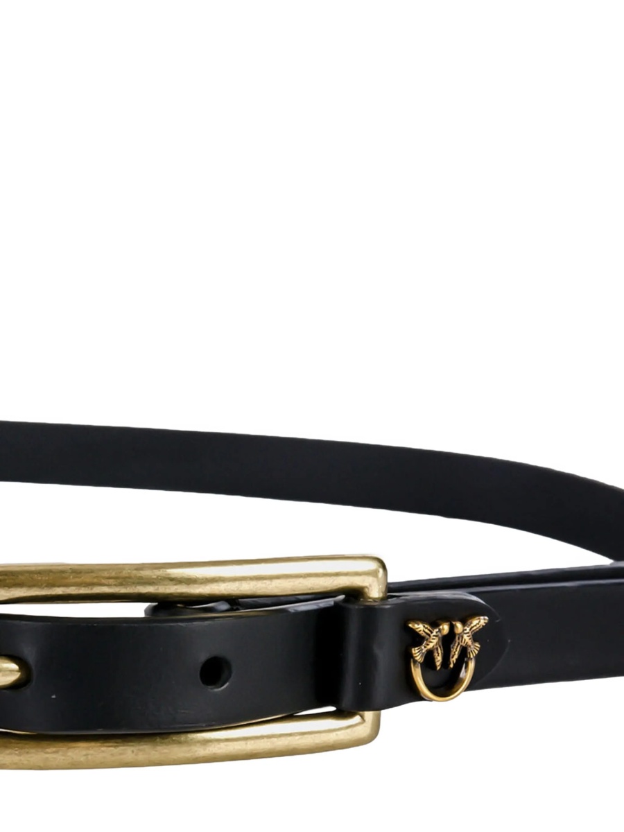 Curea Pinko neagra din piele - Img 3