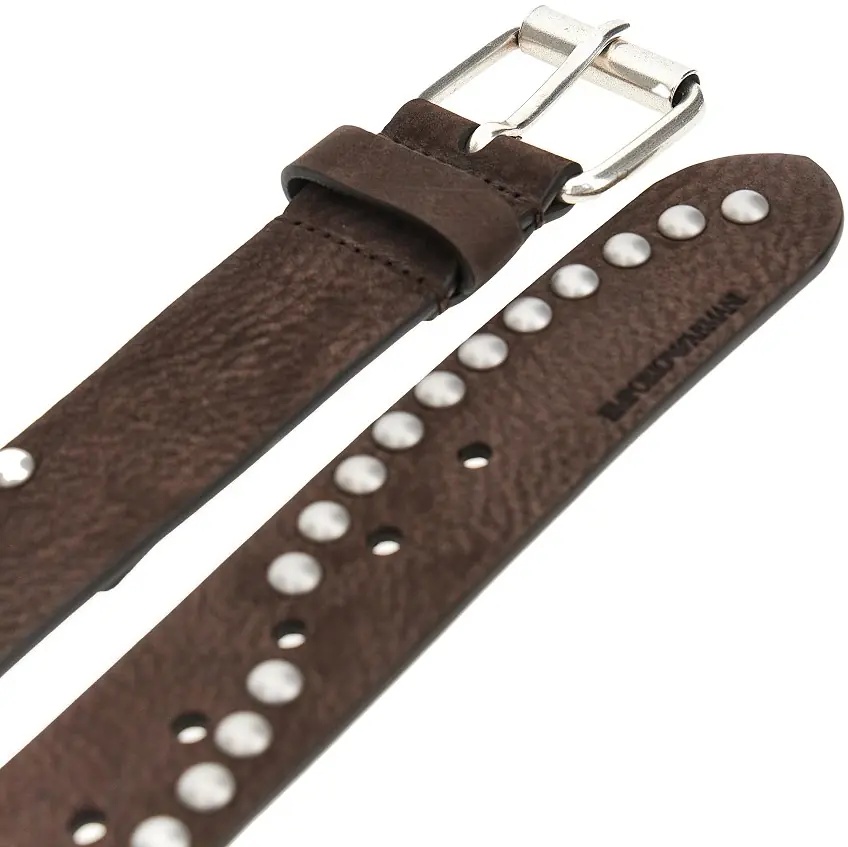 Curea Studded suede leather belt - Img 2