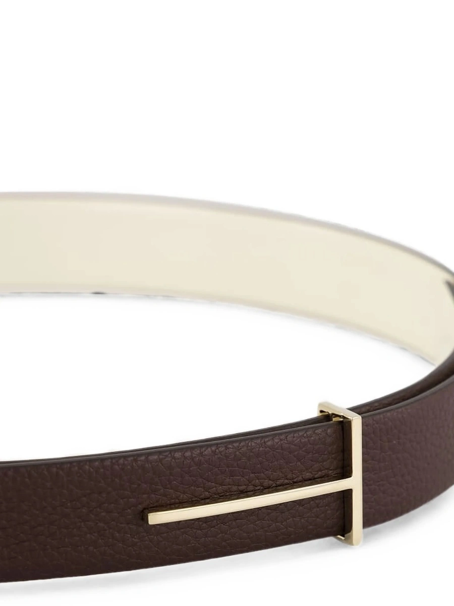 Curea Tom Ford maro din piele - Img 2
