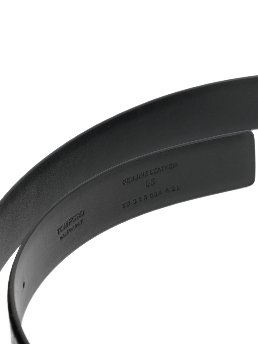 Curea Tom Ford neagra din piele - Img 3