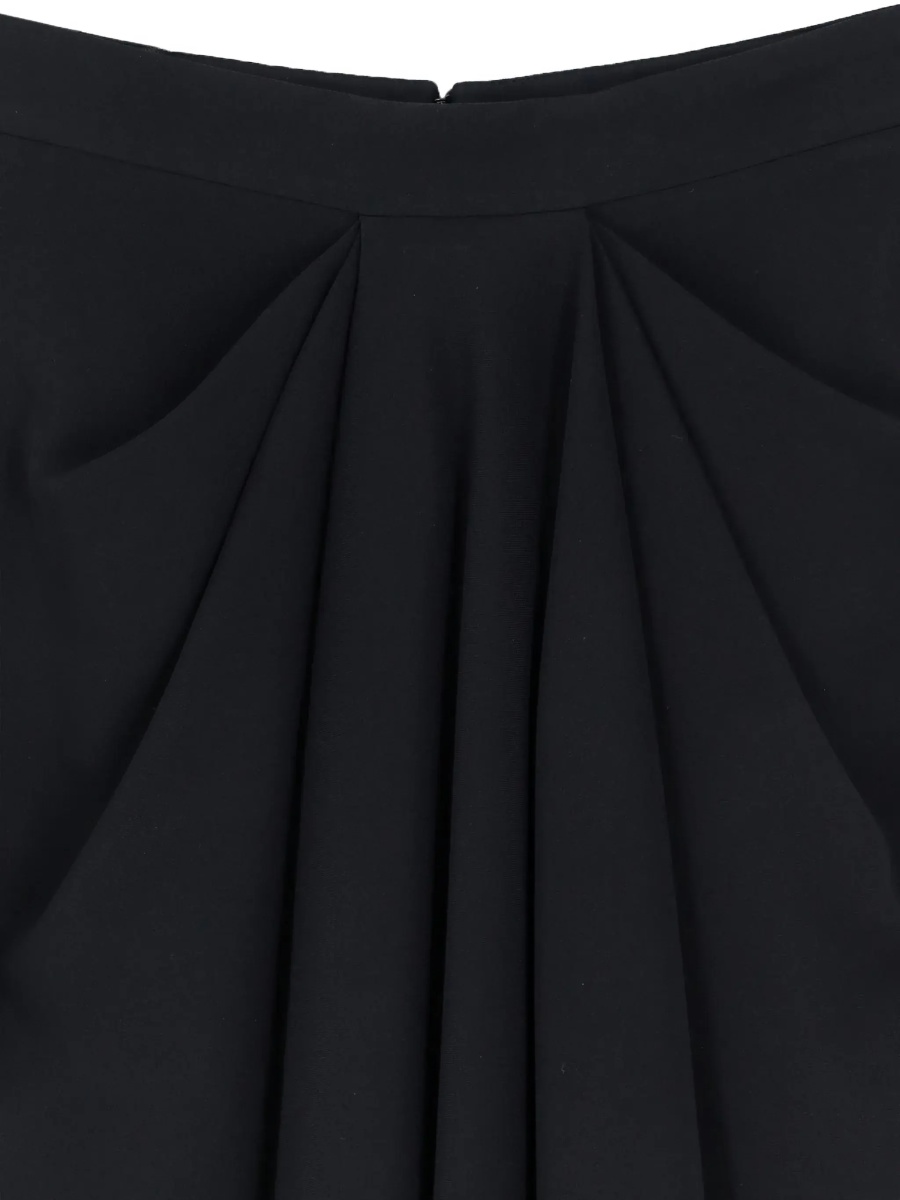 Draped crepe cady midi skirt - Img 3