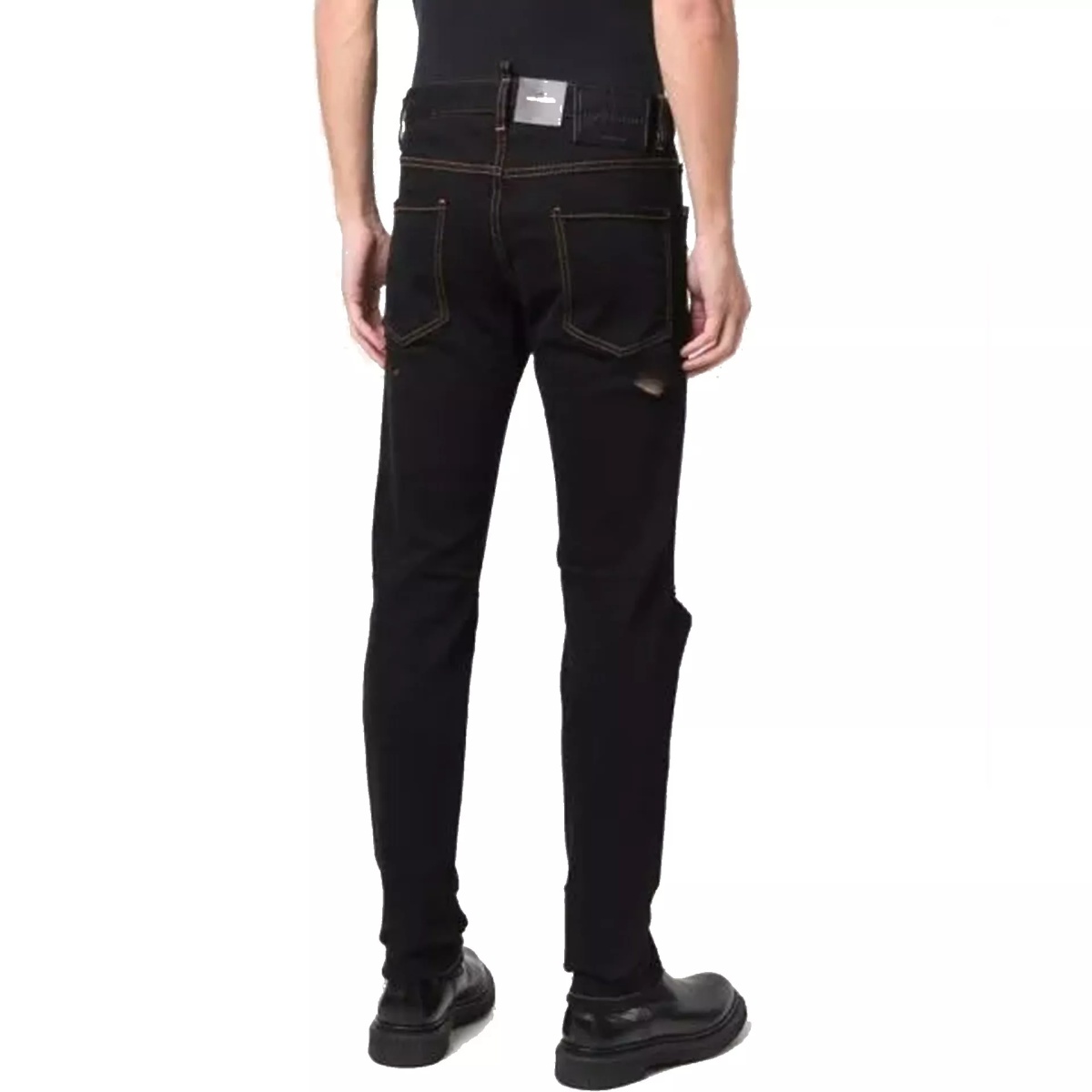 Dsquared2 Cotton Denim Jeans - Img 3