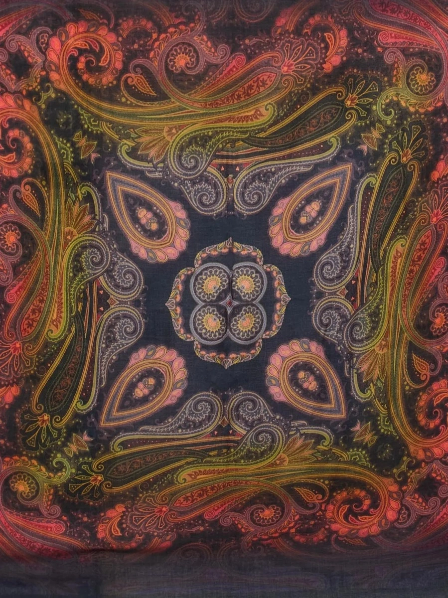 Esarfa ETRO multicolora din modal si casmir 'Aida' - Img 4
