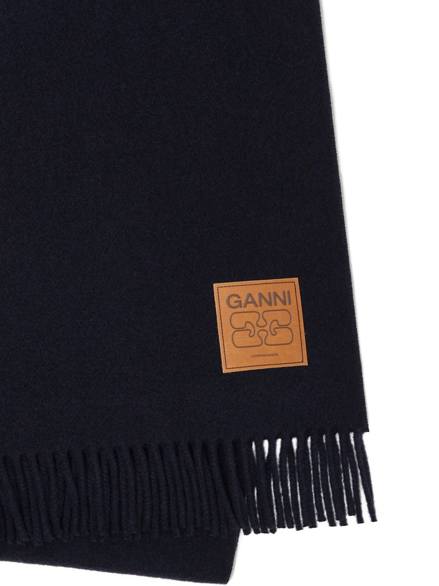 Esarfa Ganni neagra - Img 2