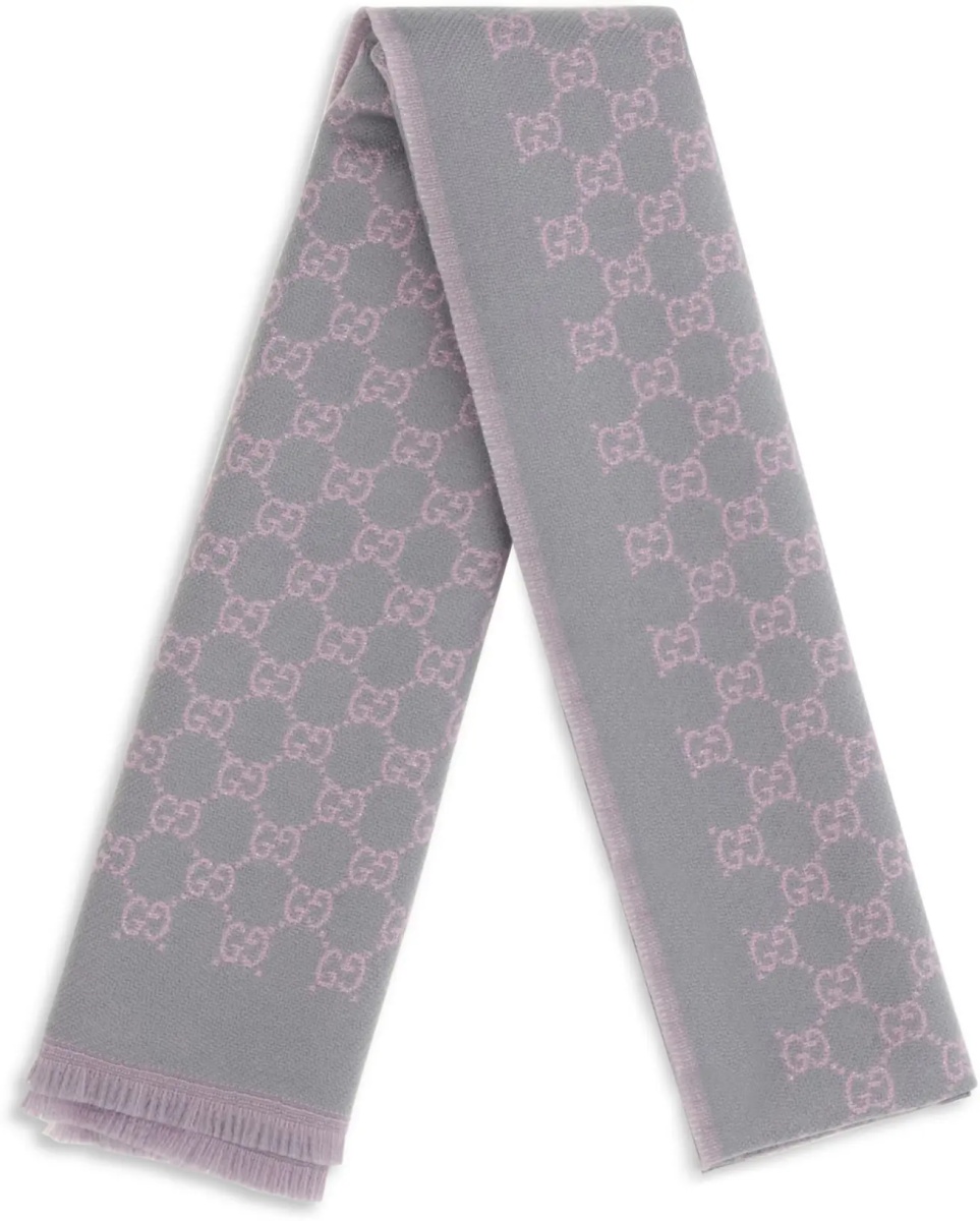 Esarfa Miss Stenny GG Monogram wool Scarf - Img 2