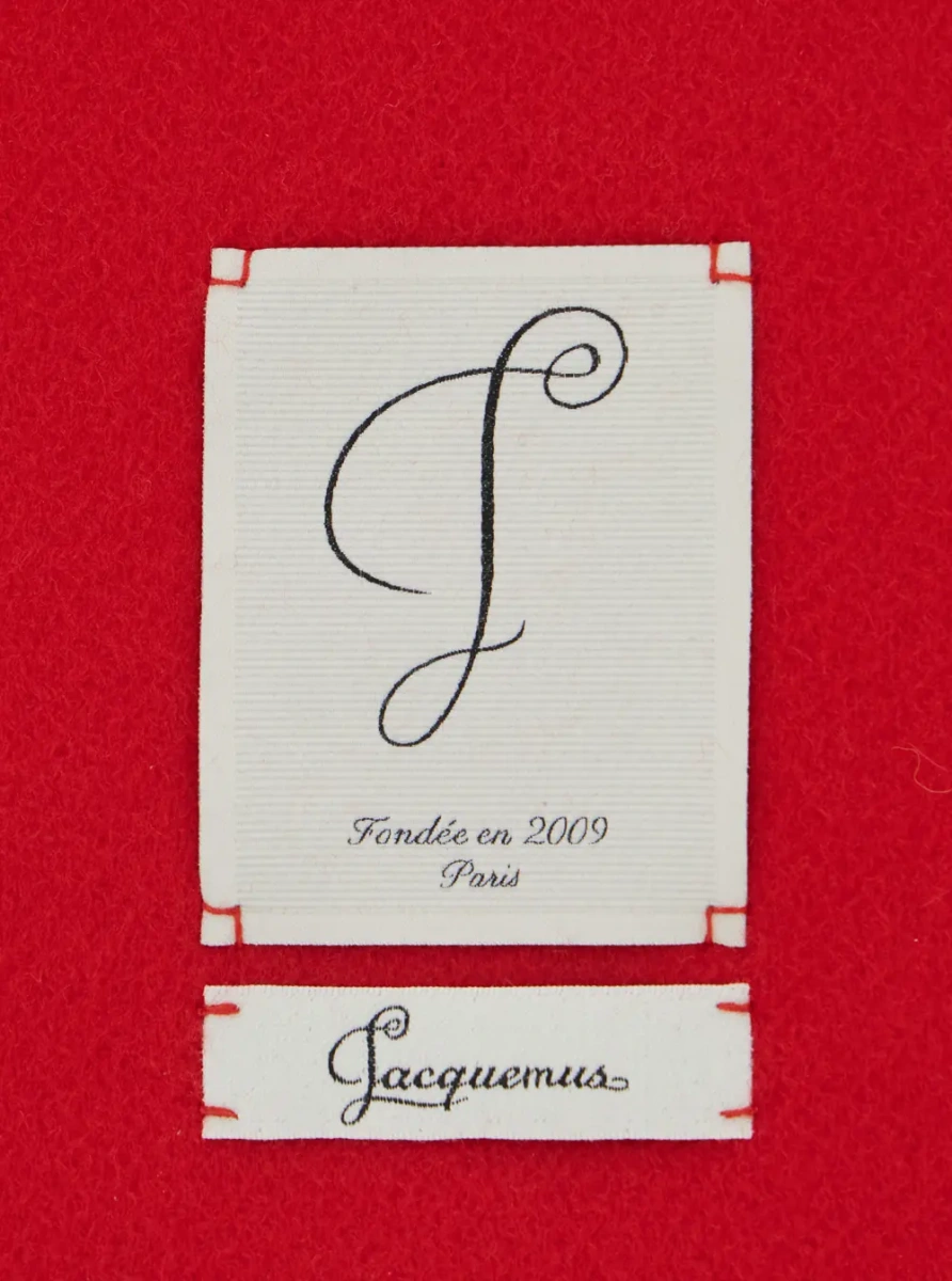 Esarfa THE HORSEBIT SCARF with 100% Virgin Wool red unisex - Img 3