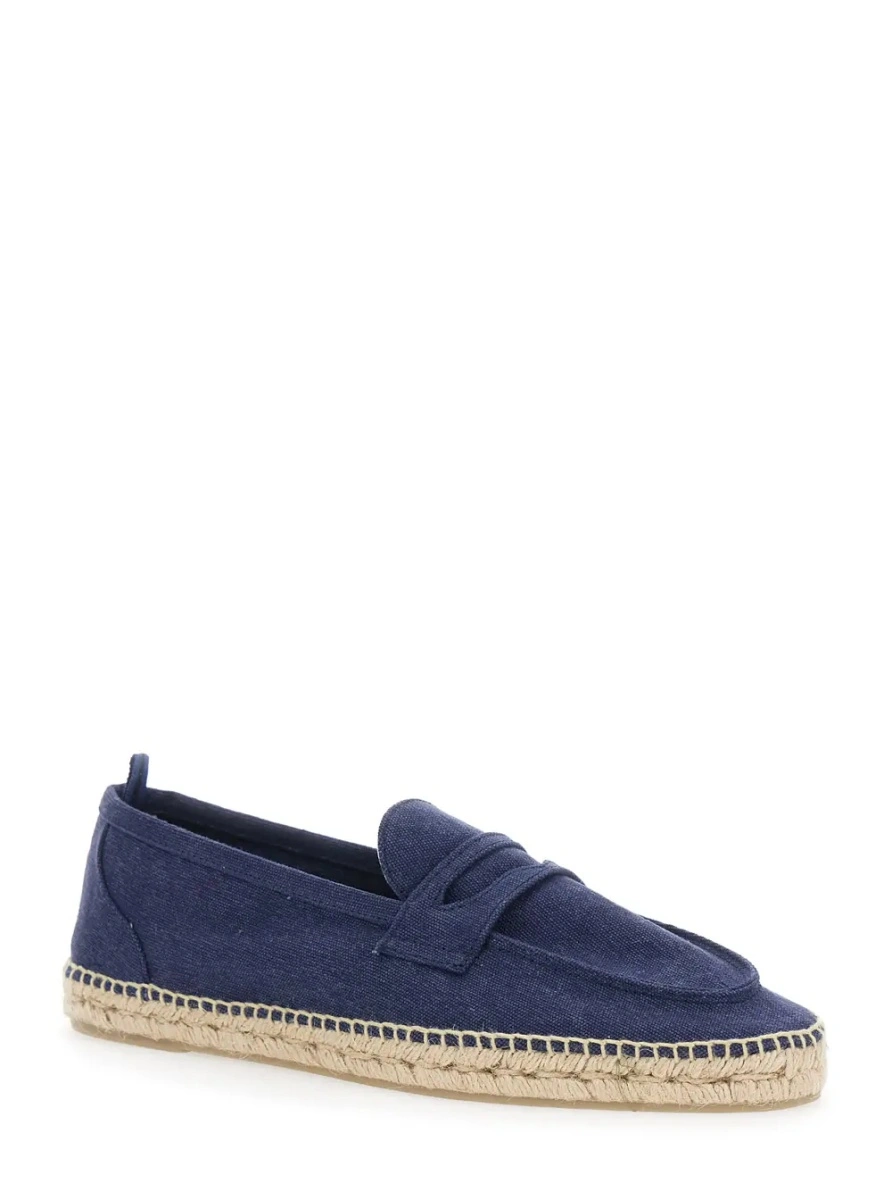 Espadrile CASTAÑER albastre din piele intoarsa 'Nacho' - Img 2