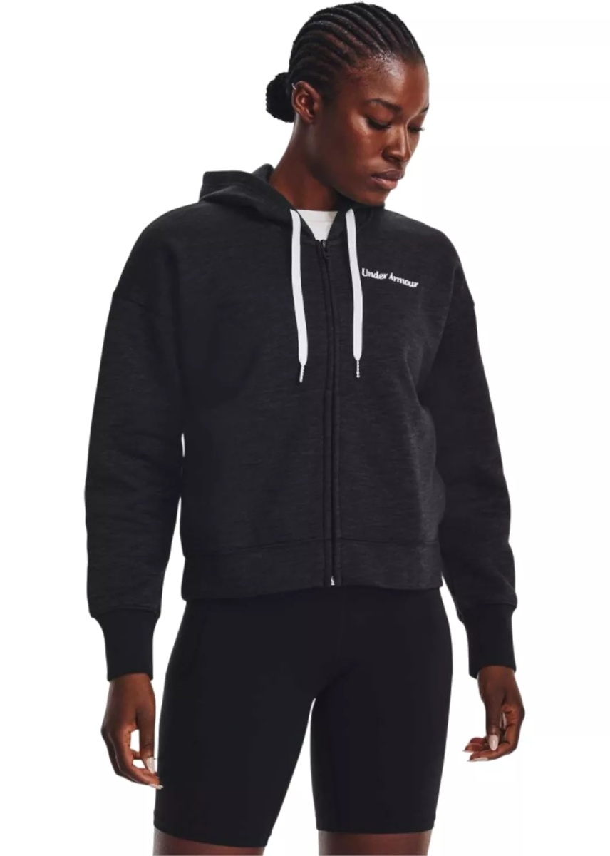 Essential Fleece Script FZ Hoodie - Img 2