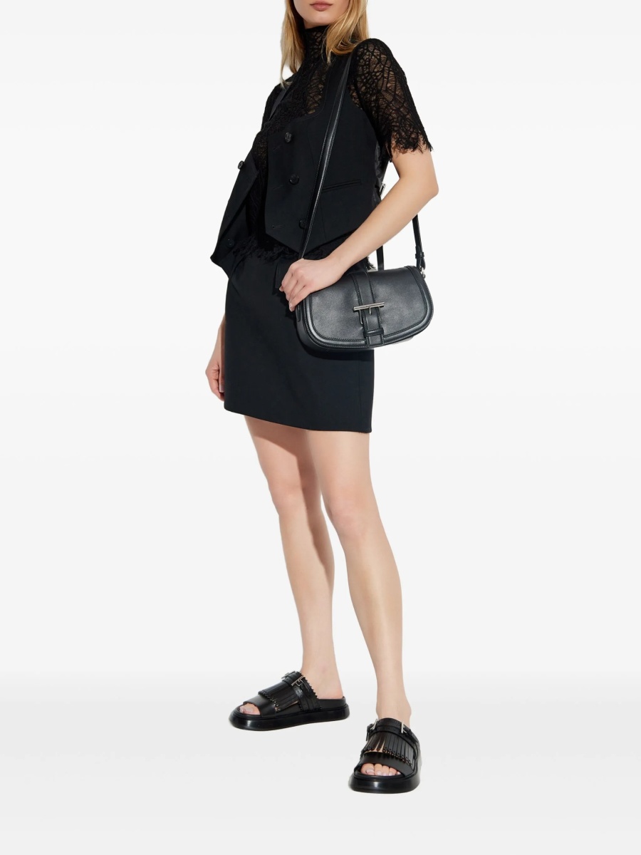 Fusta Alexander McQueen neagra din lana - Img 2