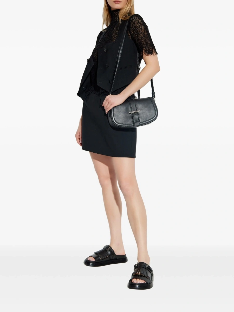 Fusta Alexander McQueen neagra din lana - Img 2
