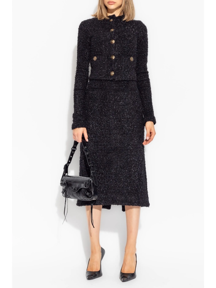 Fusta Balenciaga neagra - Img 2